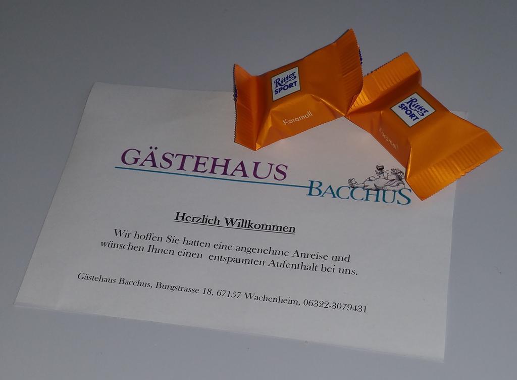 Gaestehaus Bacchus Wachenheim an der Weinstraße Exterior foto
